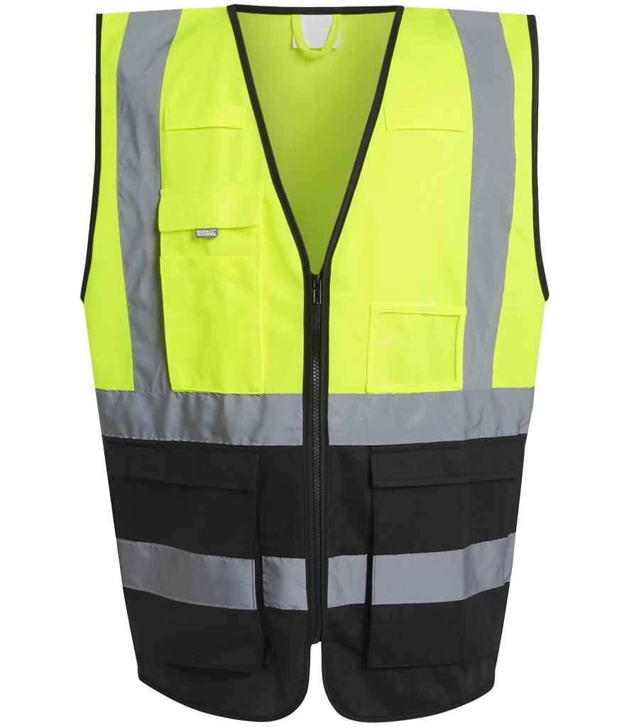 Regatta High Visibility Pro Executive Vest in Yellow/Black