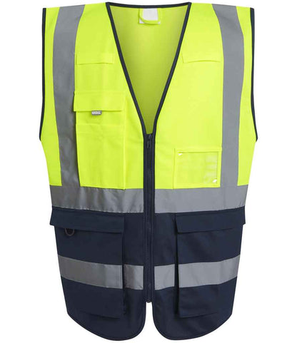 Regatta High Visibility Pro Executive Vest in Yellow/Navy