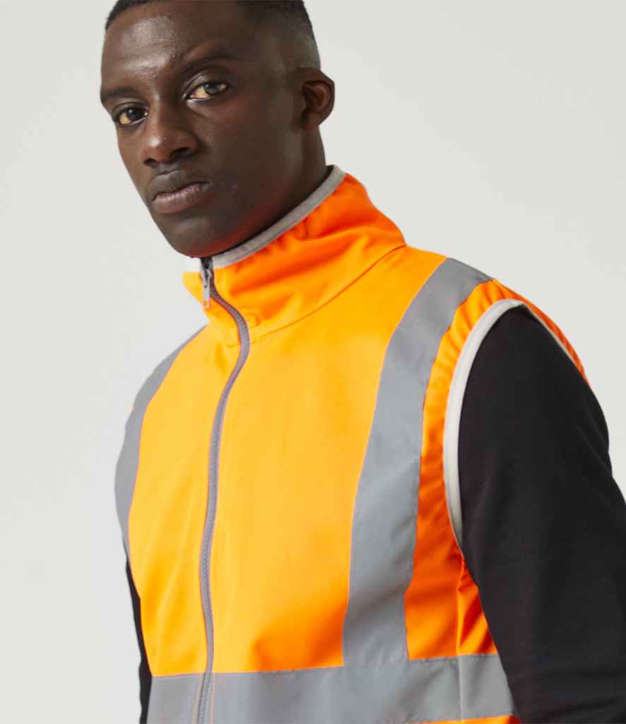 Regatta High Visibility Regatta High Visibility Pro Full Zip Gilet Orange