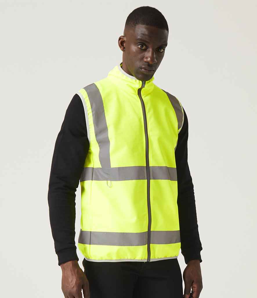Regatta High Visibility Regatta High Visibility Pro Full Zip Gilet Yellow