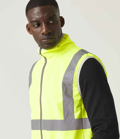 Regatta High Visibility Regatta High Visibility Pro Full Zip Gilet Yellow