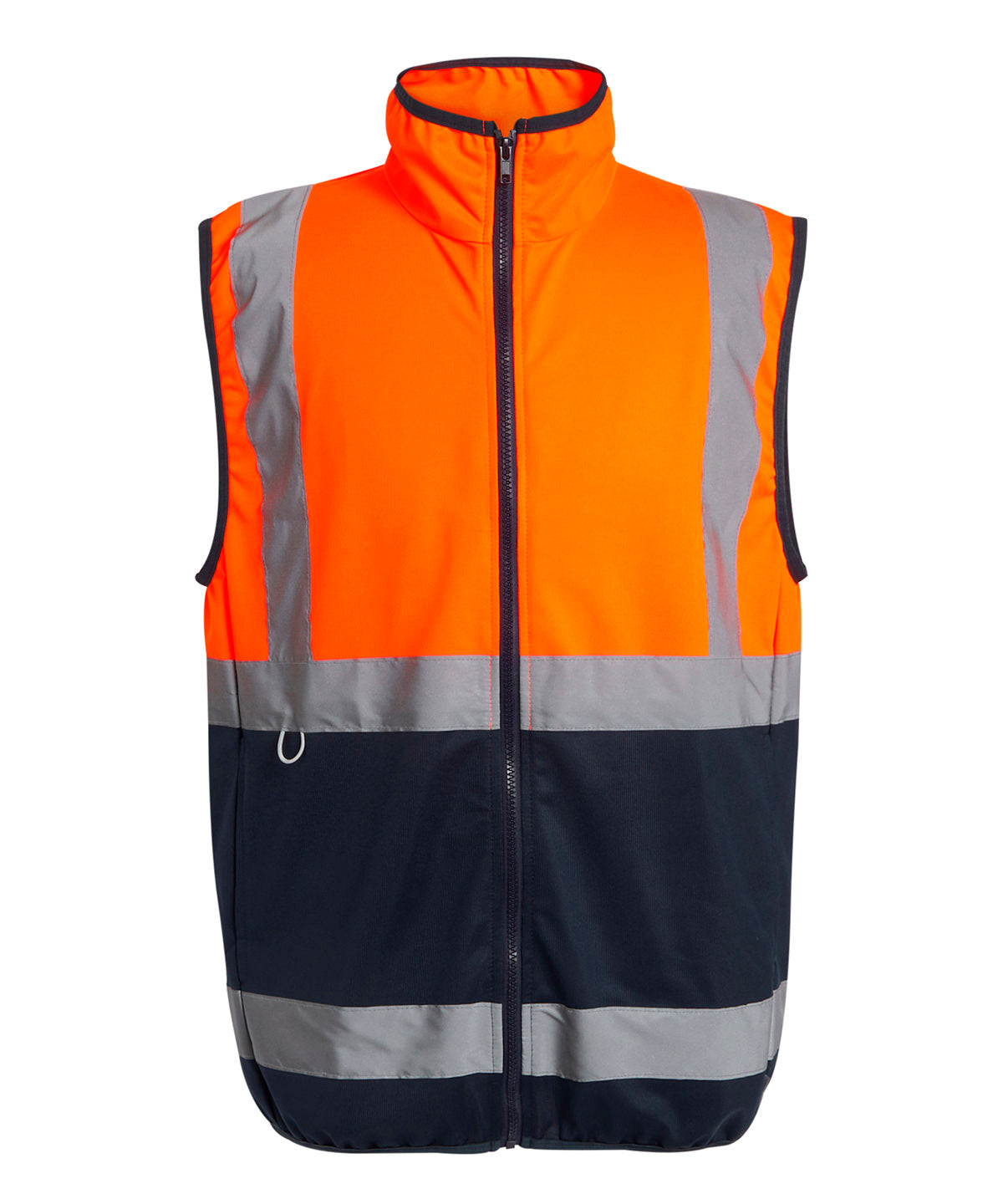 Regatta High Visibility Pro hi-vis full-zip gilet Orange/Navy
