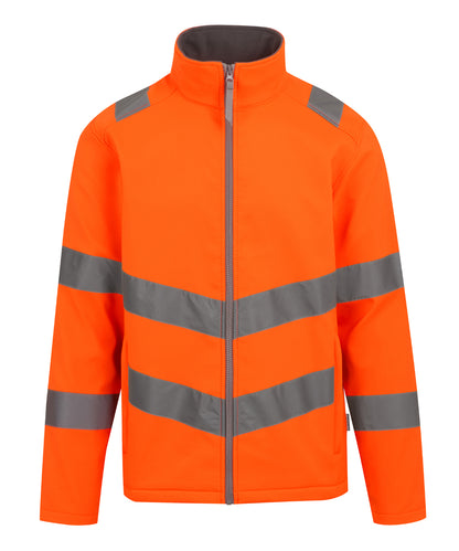 Regatta High Visibility Hi-vis Pro contract Ablaze 2-layer softshell Orange