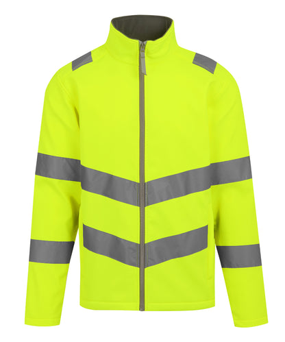 Regatta High Visibility Hi-vis Pro contract Ablaze 2-layer softshell Yellow