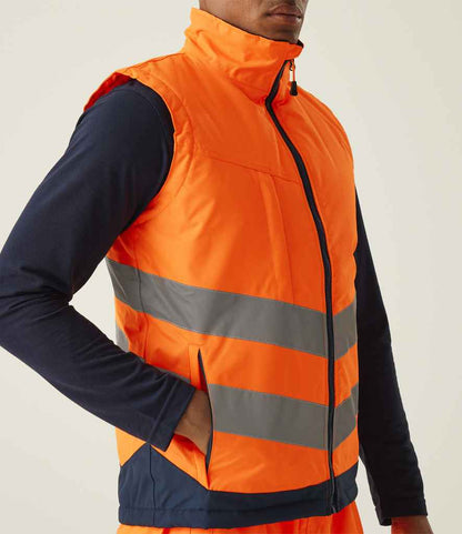 Regatta High Visibility Pro Bodywarmer - model image