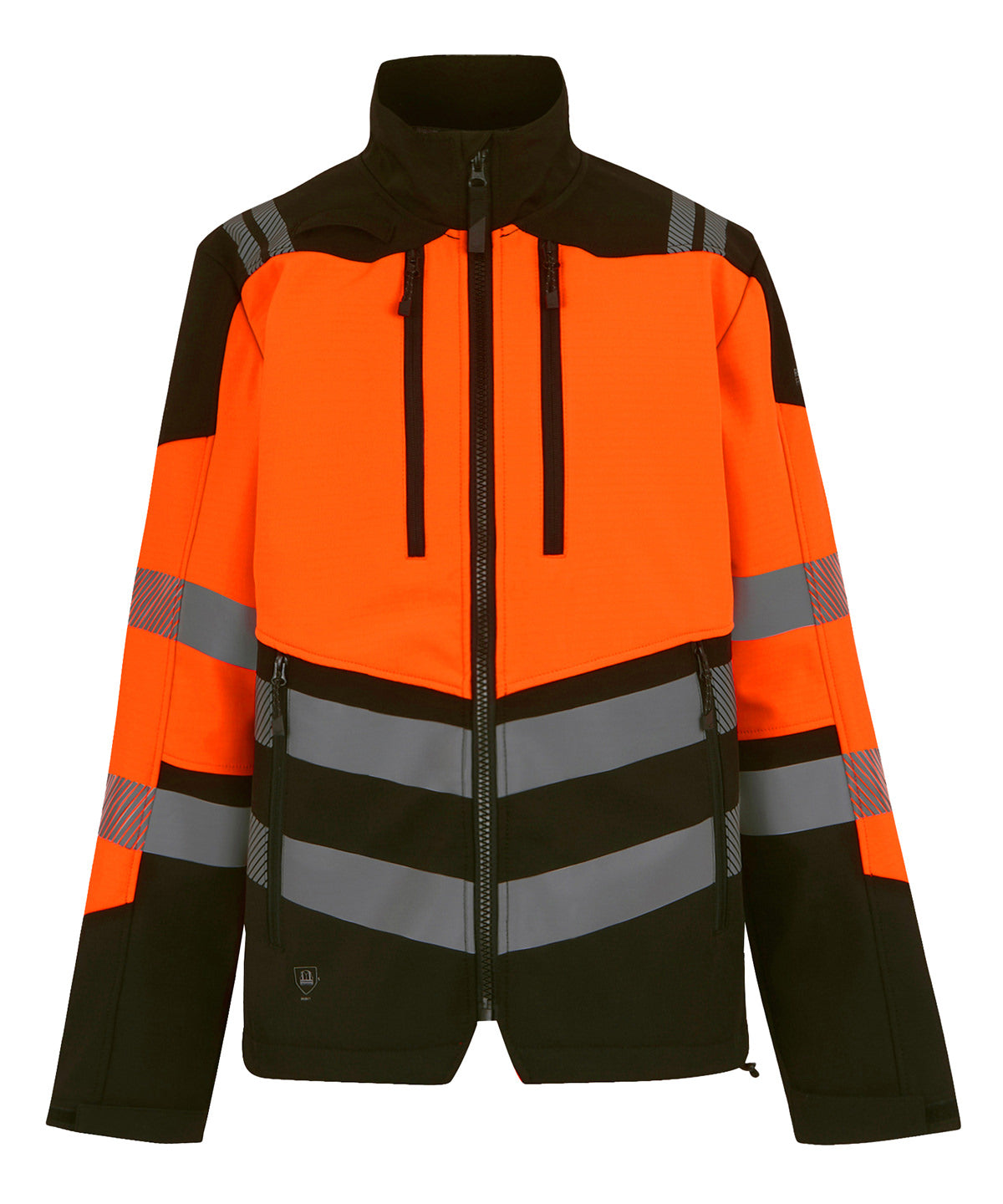 Regatta High Visibility Hi-Vis X-Pro 3-layer softshell jacket (Class 2) Black/Orange
