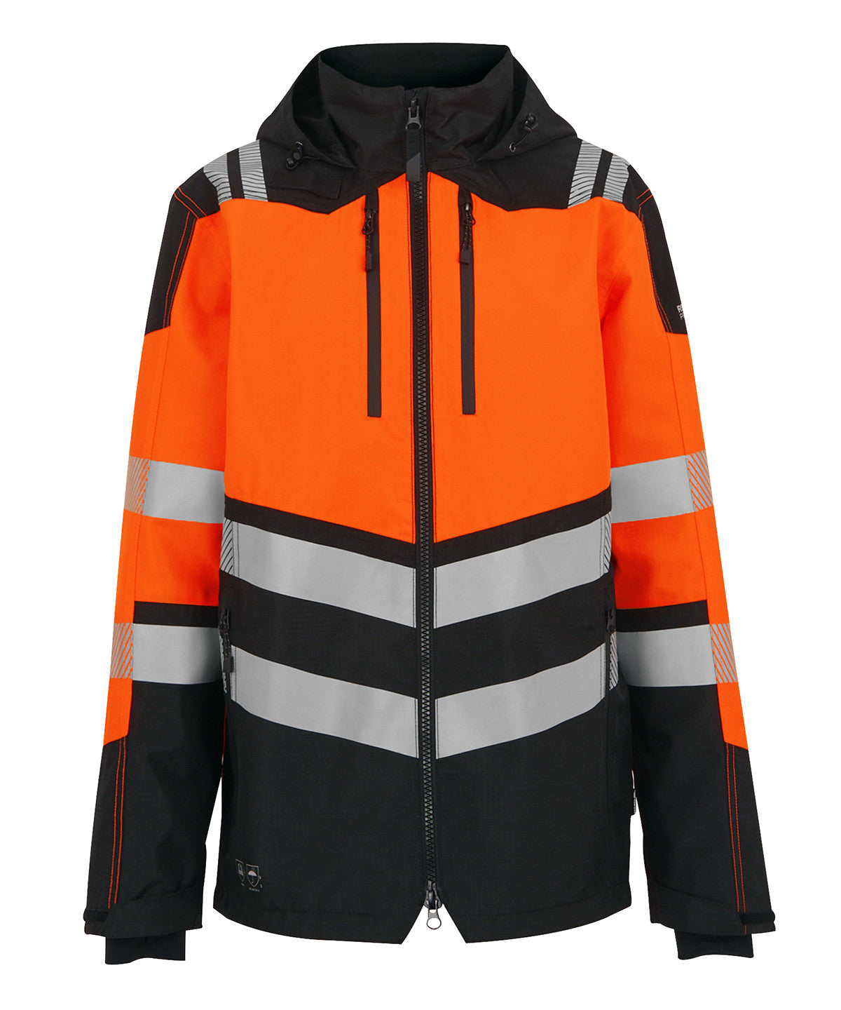 Regatta High Visibility Hi-Vis X-Pro Waterproof shell jacket (Class 2) Black/Orange