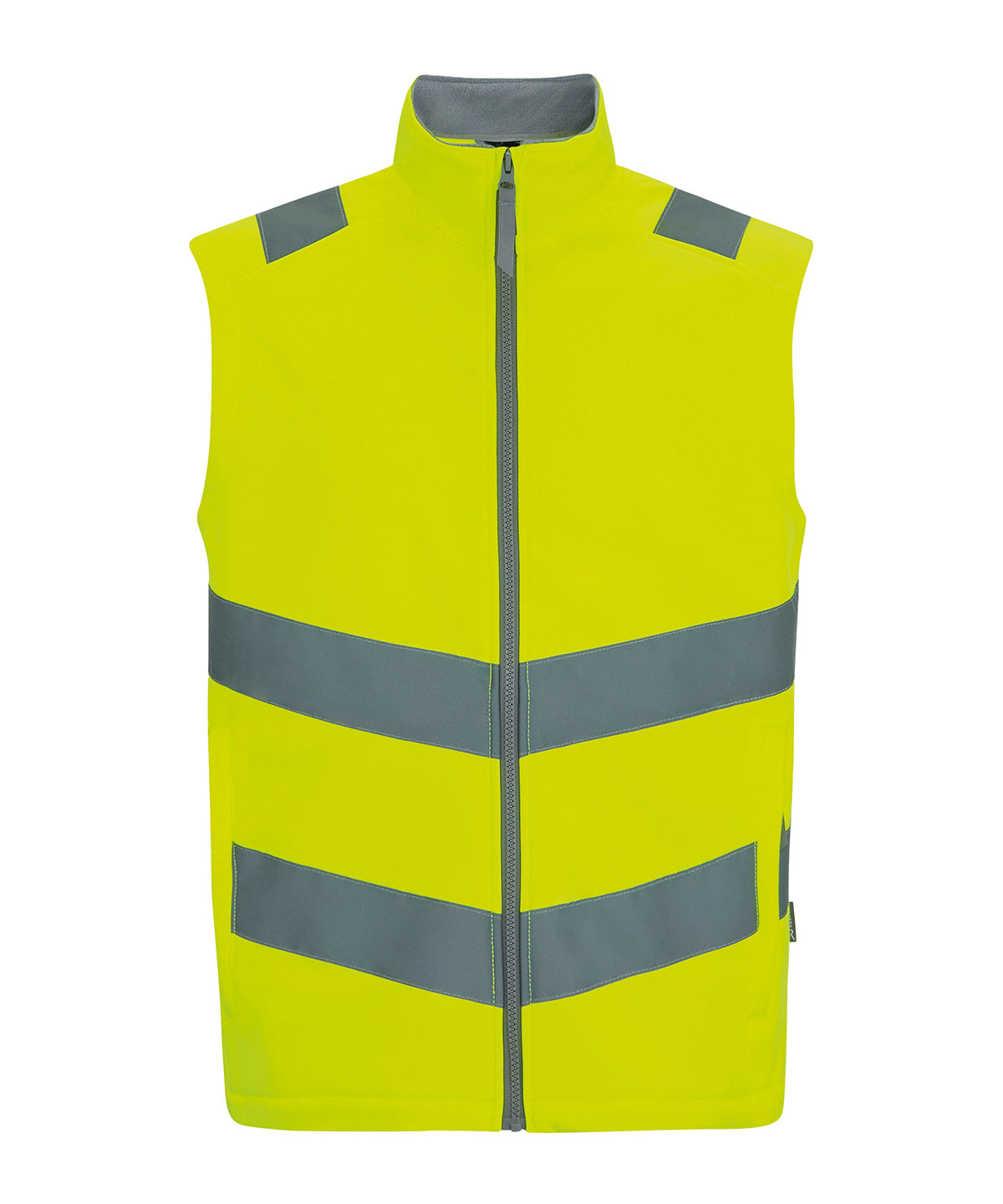 Regatta High Visibility Hi-vis Pro contract Ablaze softshell bodywarmer Yellow