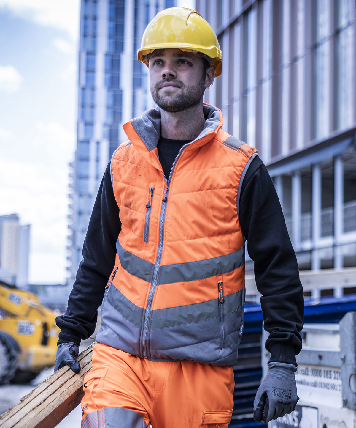 Regatta High Visibility Hi-vis two-tone thermal bodywarmer Orange