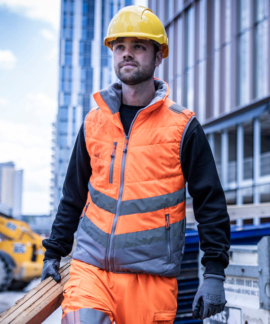 Regatta High Visibility Hi-vis two-tone thermal bodywarmer Orange