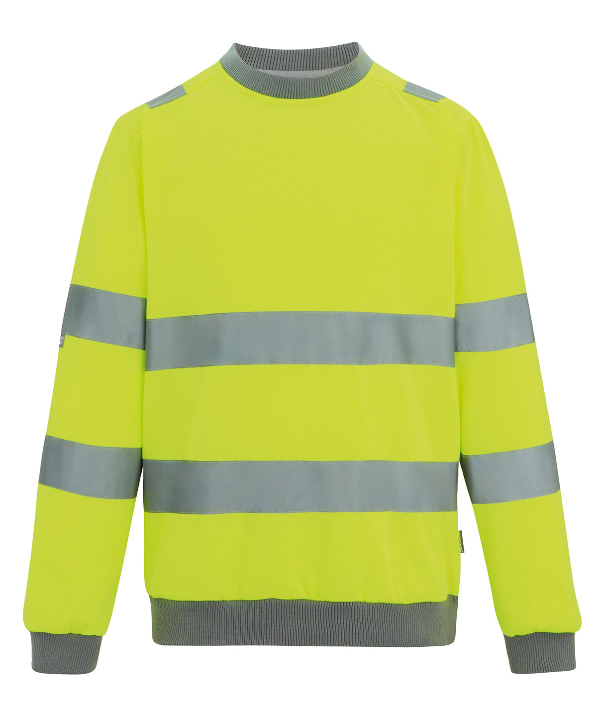 Regatta High Visibility Hi-vis Pro contrast crew neck sweatshirt Yellow
