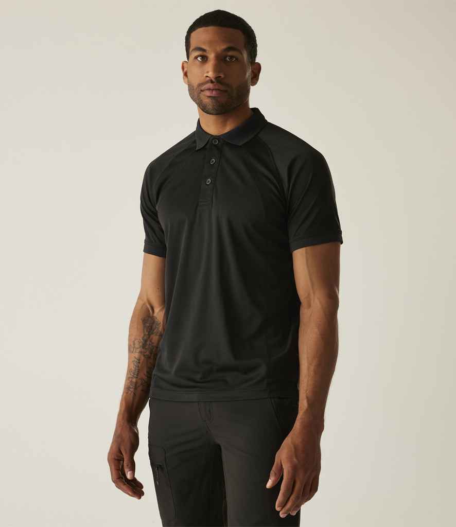 Regatta Professional Regatta Coolweave Piqué Polo Shirt Black