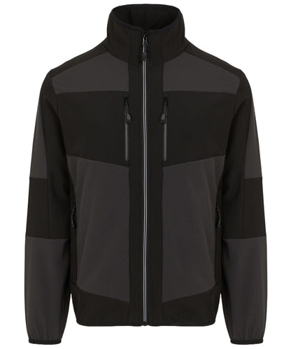 Regatta Professional E-Volve unisex 2-layer softshell jacket Ash/Black