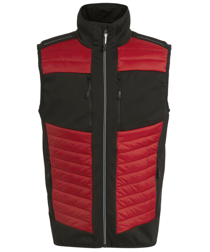 Regatta Professional E-Volve unisex thermal hybrid bodywarmer Classic Red/Black