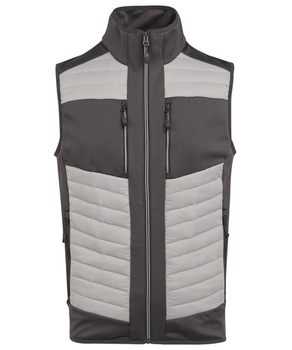 Regatta Professional E-Volve unisex thermal hybrid bodywarmer Mineral Grey/Ash