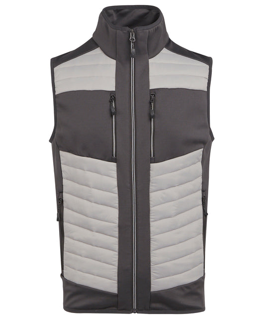 Regatta Professional E-Volve unisex thermal hybrid bodywarmer Mineral Grey/Ash