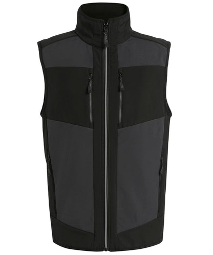 Regatta Professional E-Volve unisex 2-layer softshell bodywarmer Ash/Black