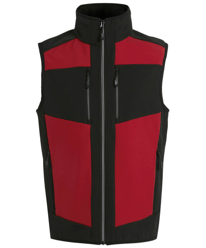 Regatta Professional E-Volve unisex 2-layer softshell bodywarmer Classic Red/Black