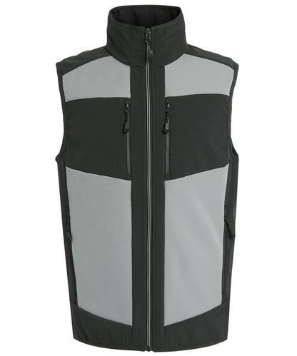 Regatta Professional E-Volve unisex 2-layer softshell bodywarmer Mineral Grey/Ash