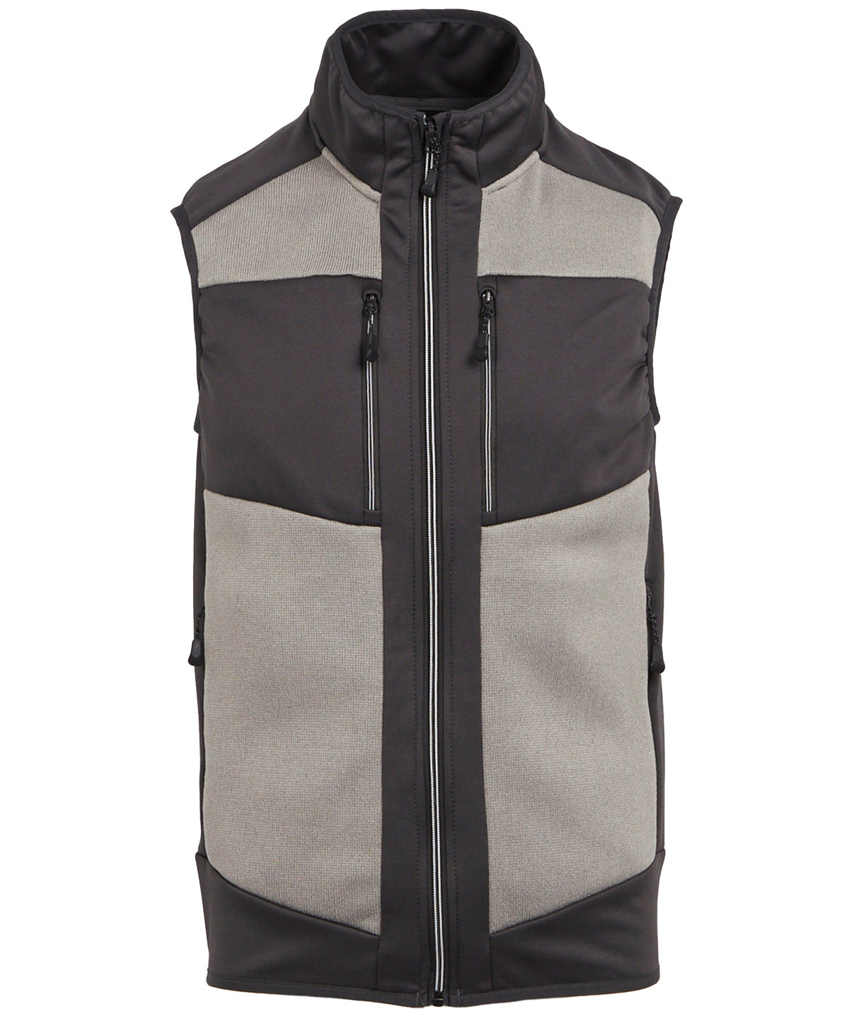 Regatta Professional E-Volve unisex knit-effect stretch bodywarmer Mineral Grey/Ash