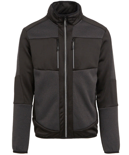 Regatta Professional E-Volve unisex knit-effect stretch mid-layer Ash/Black