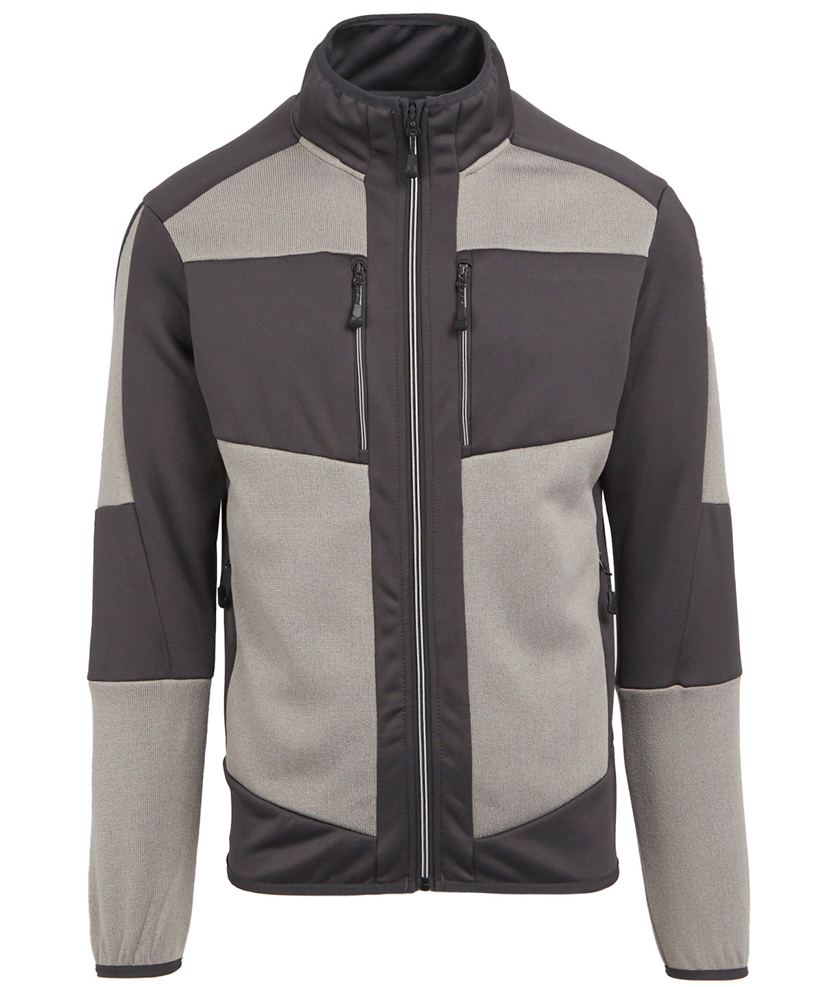 Regatta Professional E-Volve unisex knit-effect stretch mid-layer Mineral Grey/Ash