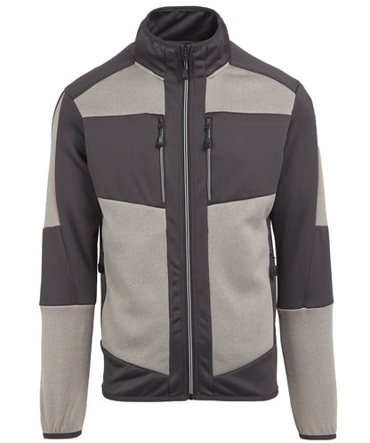Regatta Professional E-Volve unisex knit-effect stretch mid-layer Mineral Grey/Ash