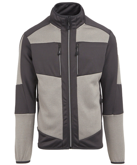 Regatta Professional E-Volve unisex knit-effect stretch mid-layer Mineral Grey/Ash