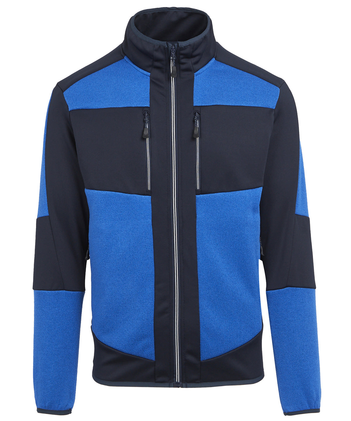 Regatta Professional E-Volve unisex knit-effect stretch mid-layer Strong Blue/Navy