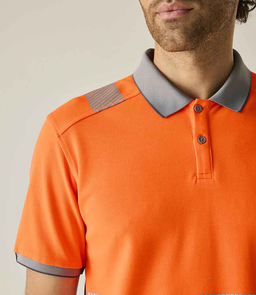 Regatta High Visibility Regatta High Visibility Pro Comfort Polo Shirt Orange