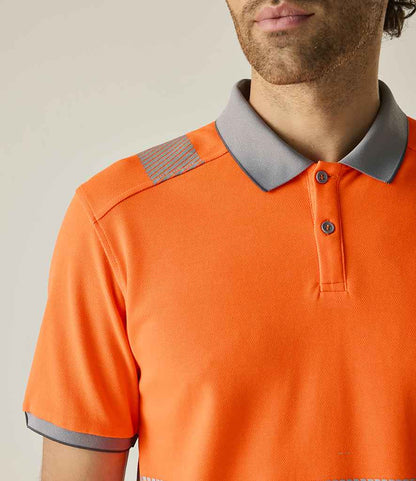 Regatta High Visibility Regatta High Visibility Pro Comfort Polo Shirt Orange