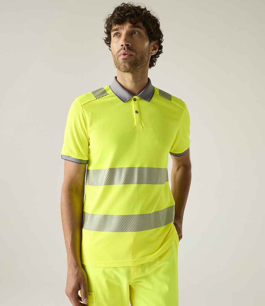 Regatta High Visibility Regatta High Visibility Pro Comfort Polo Shirt Yellow