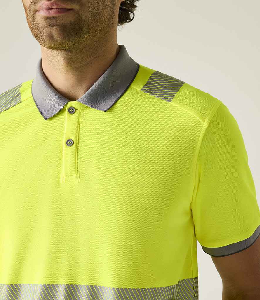 Regatta High Visibility Regatta High Visibility Pro Comfort Polo Shirt Yellow