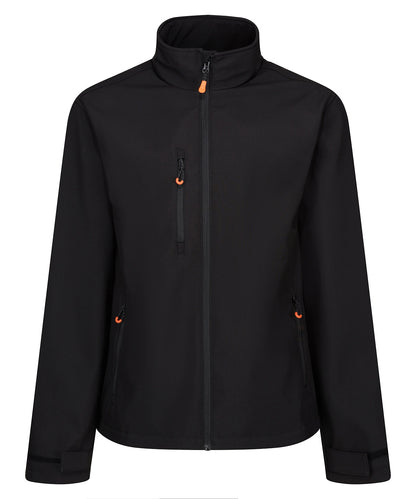 Regatta Professional Thermogen Powercell 5000 heated softshell jacket Black/Magma