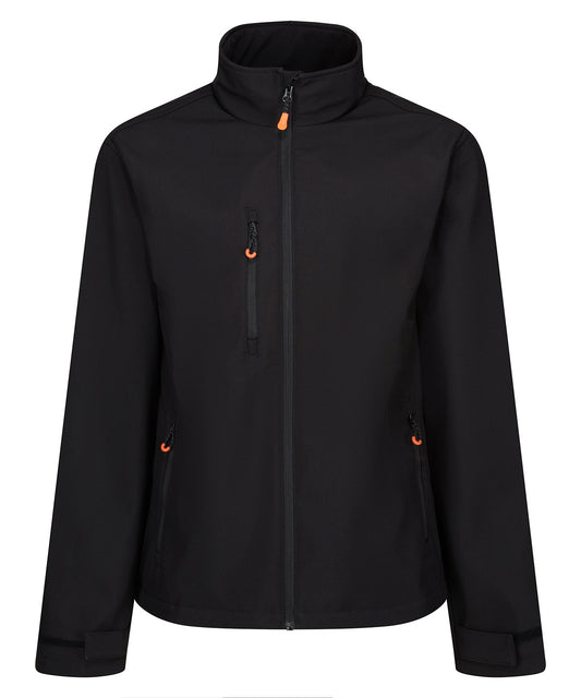 Regatta Professional Thermogen Powercell 5000 heated softshell jacket Black/Magma