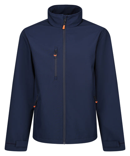 Regatta Professional Thermogen Powercell 5000 heated softshell jacket Navy/Magma