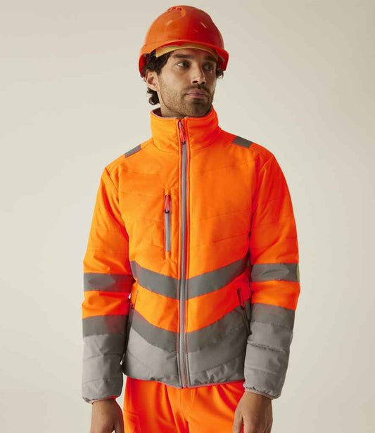 Regatta High Visibility Regatta High Visibility Two Tone Thermal Baffle Jacket