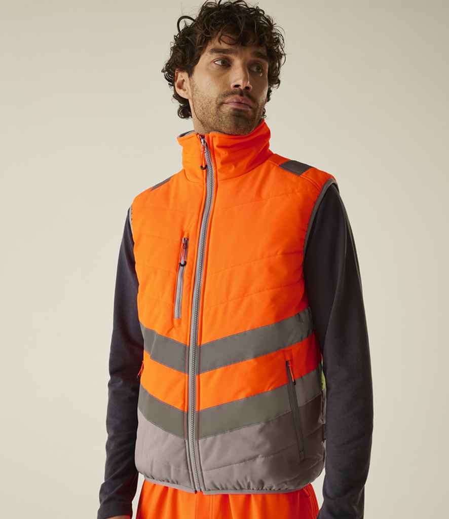 Regatta High Visibility Regatta High Visibility Two Tone Thermal Baffle Bodywarmer
