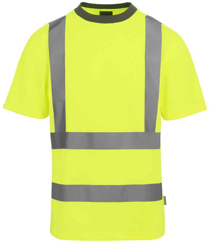 Regatta High Visibility Pro Contract T-Shirt in Yellow