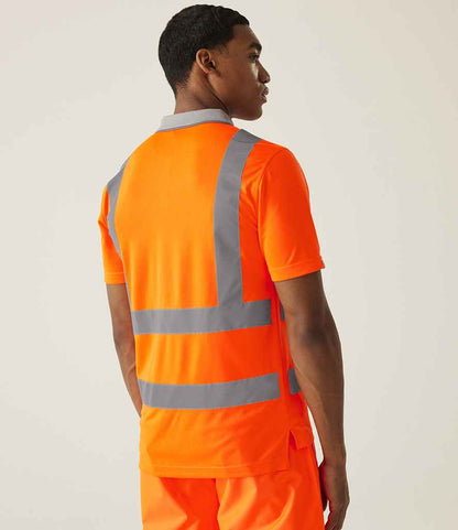 Regatta High Visibility Regatta High Visibility Pro Contract Polo Shirt Orange