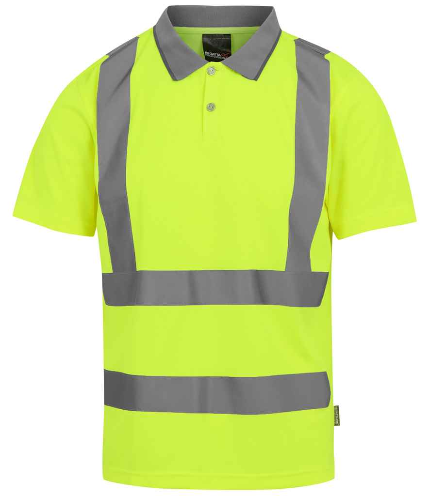 Regatta High Visibility Pro Contract Polo Shirt in Yellow