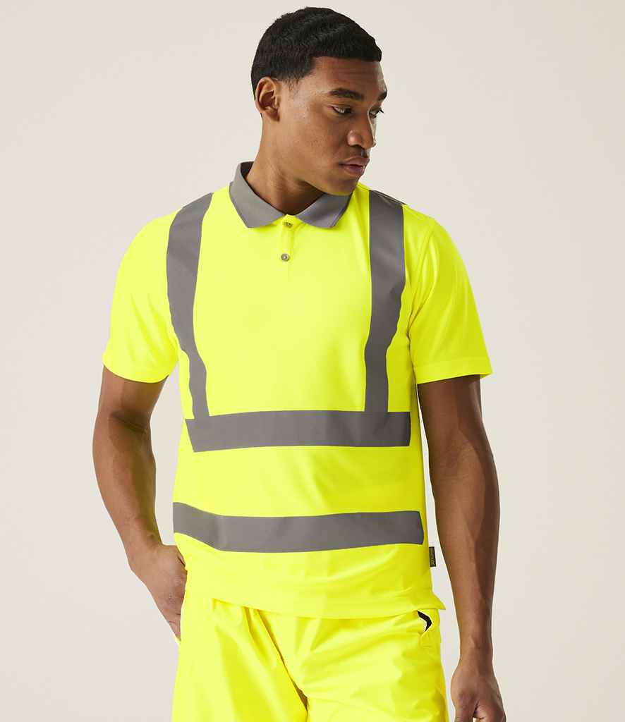 Regatta High Visibility Regatta High Visibility Pro Contract Polo Shirt Yellow