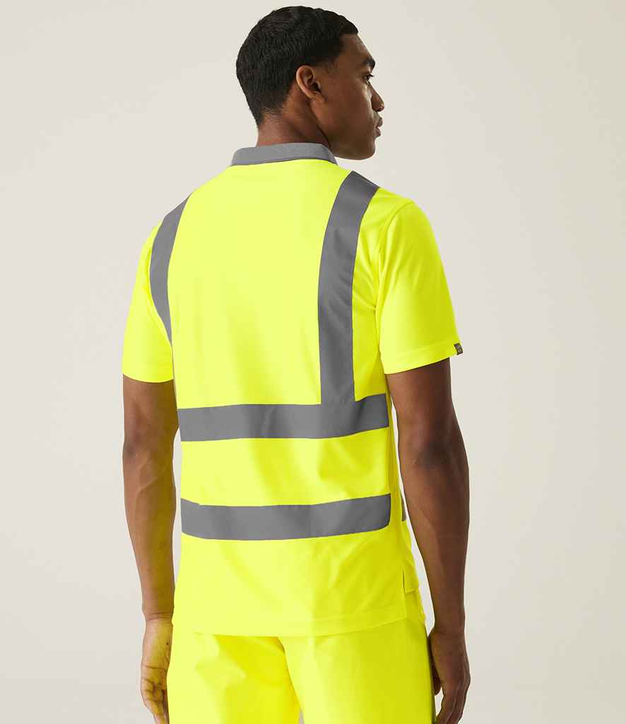Regatta High Visibility Regatta High Visibility Pro Contract Polo Shirt Yellow