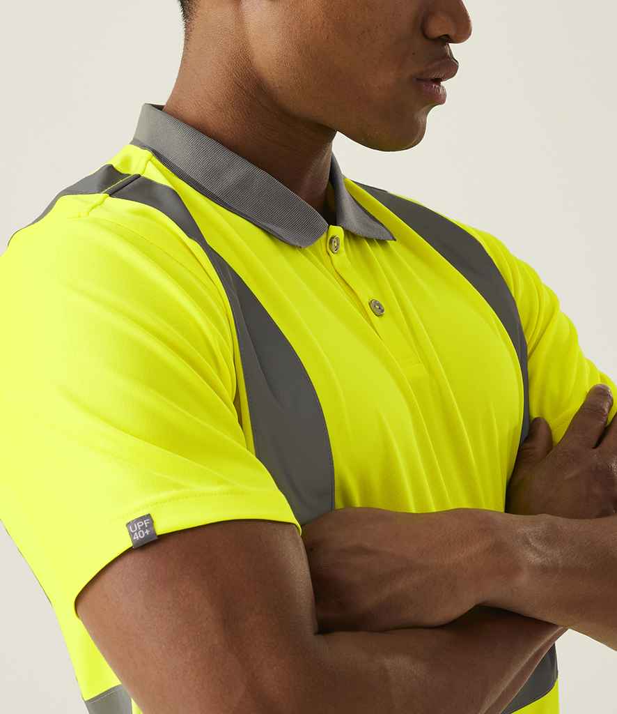 Regatta High Visibility Regatta High Visibility Pro Contract Polo Shirt Yellow