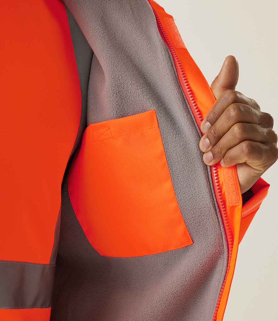 Regatta High Visibility Pro Contract Dover Jacket - model image