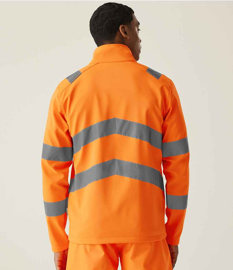 Regatta High Visibility Regatta High Visibility Pro Contract Ablaze Soft Shell Jacket Orange