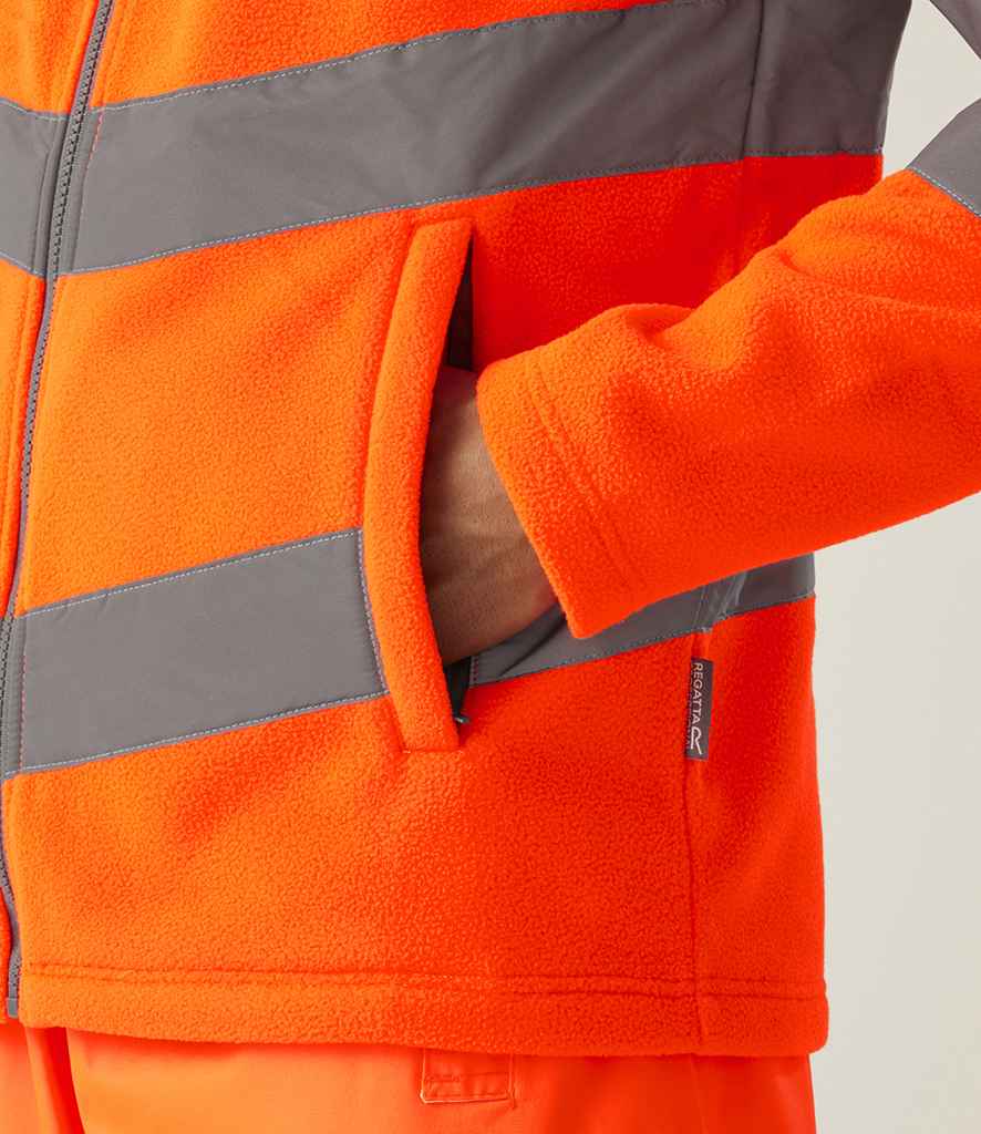 Regatta High Visibility Pro Contract Thor Fleece Jacket - model image