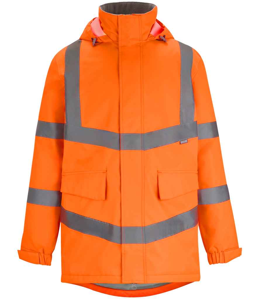 Regatta High Visibility Pro Contract Dover Parka in Orange