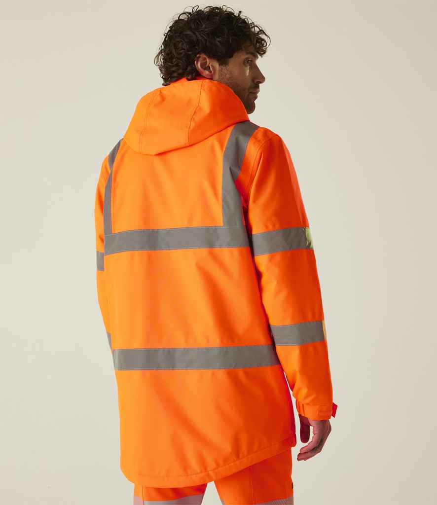 Regatta High Visibility Regatta High Visibility Pro Contract Dover Parka Orange