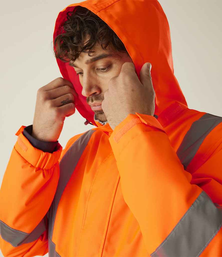 Regatta High Visibility Regatta High Visibility Pro Contract Dover Parka Orange